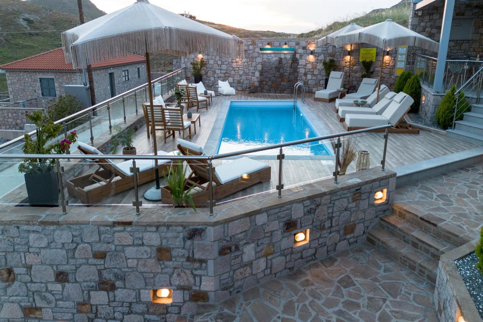 Lithoessa Luxury Apartments Agios Ioannis Kaspaka Exterior foto