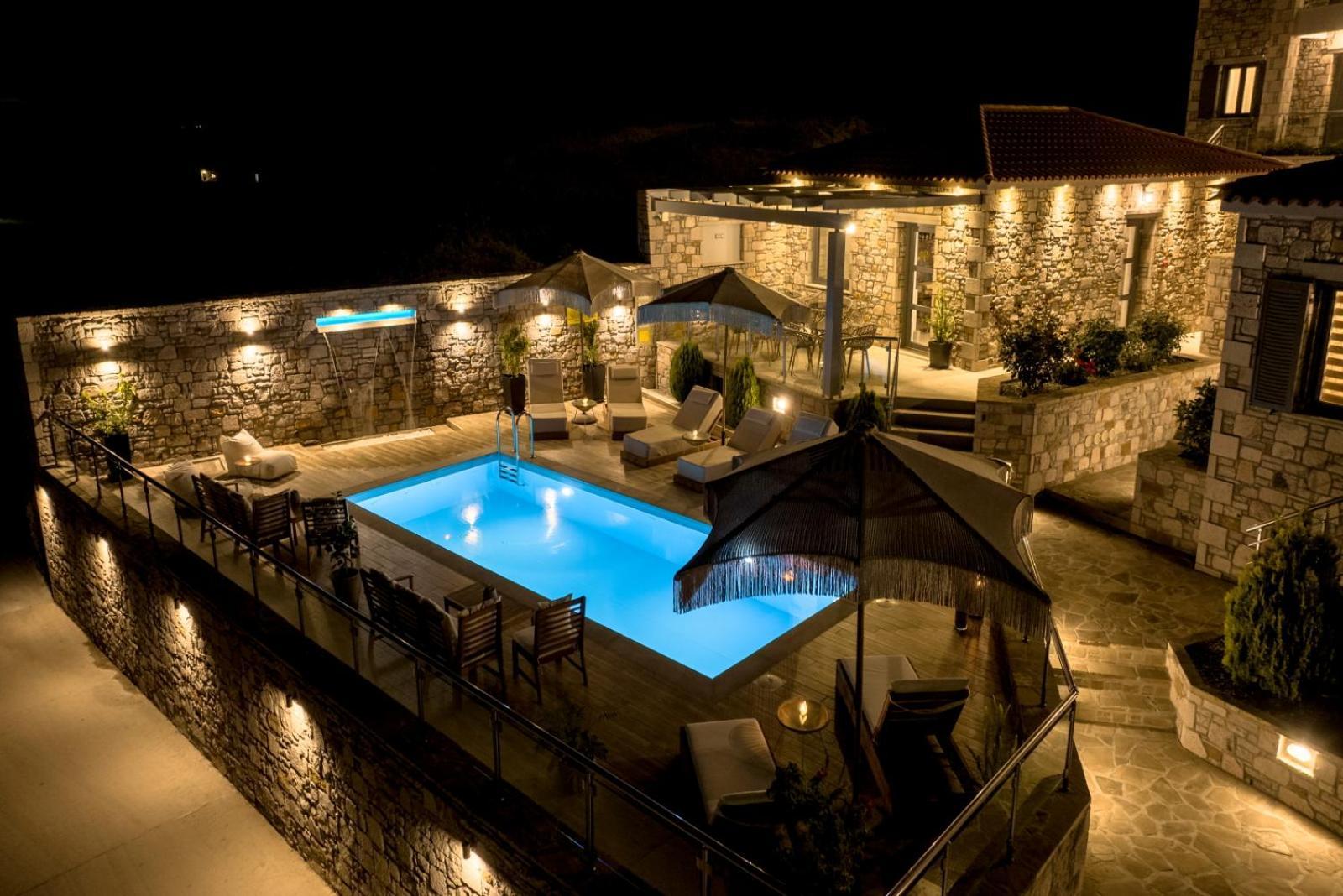 Lithoessa Luxury Apartments Agios Ioannis Kaspaka Exterior foto