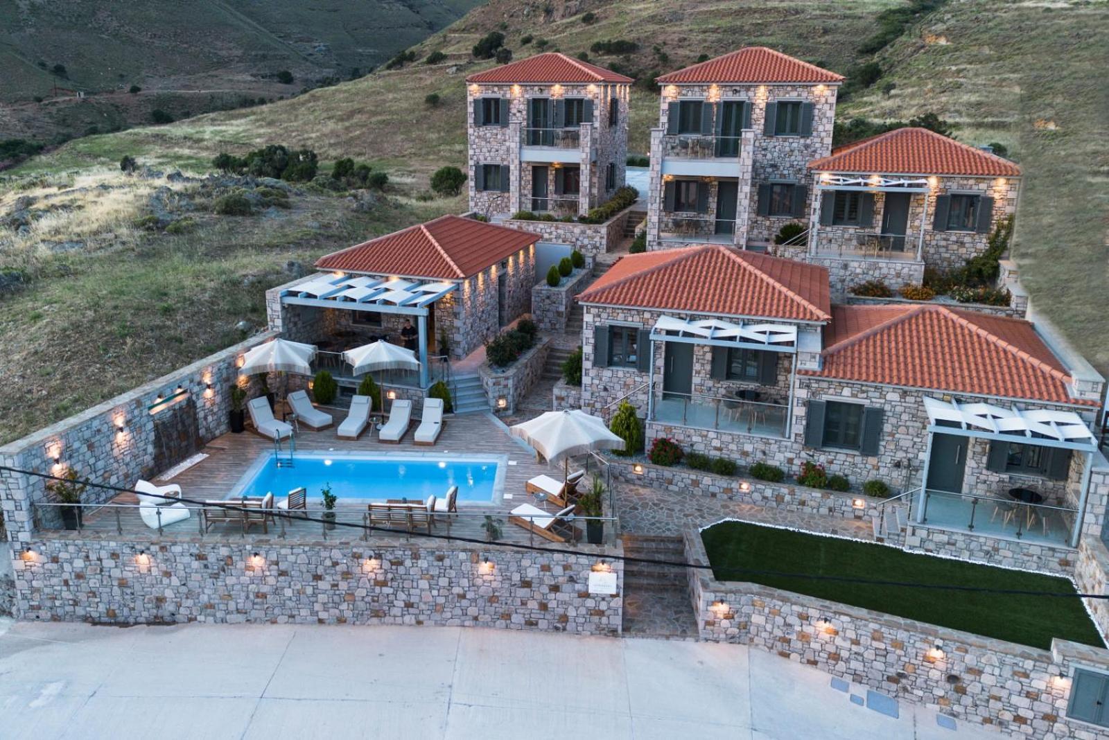 Lithoessa Luxury Apartments Agios Ioannis Kaspaka Exterior foto